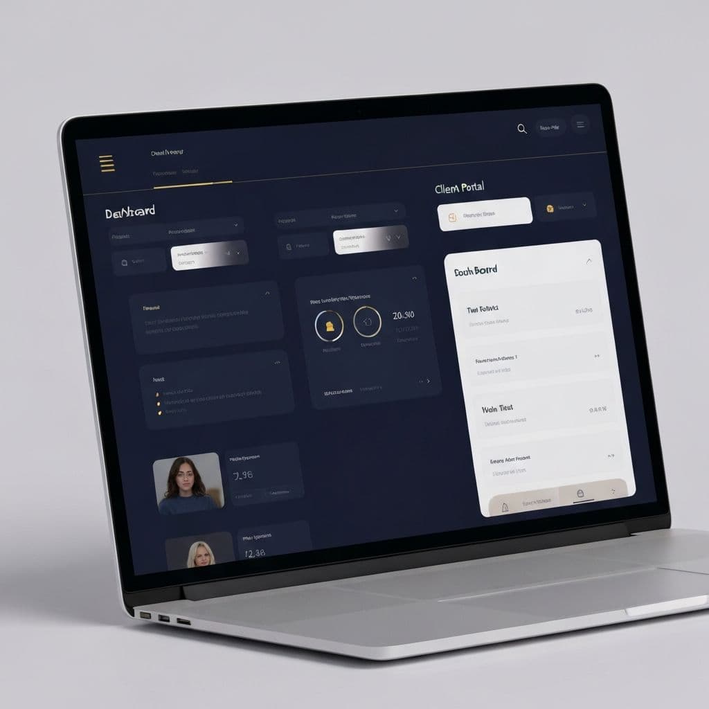 From Inception client portal dashboard interface
